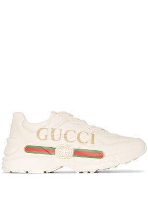 gucci scarpe pelle bassa|Scopri la nuova collezione di sneakers Gucci donna su FARFETCH.